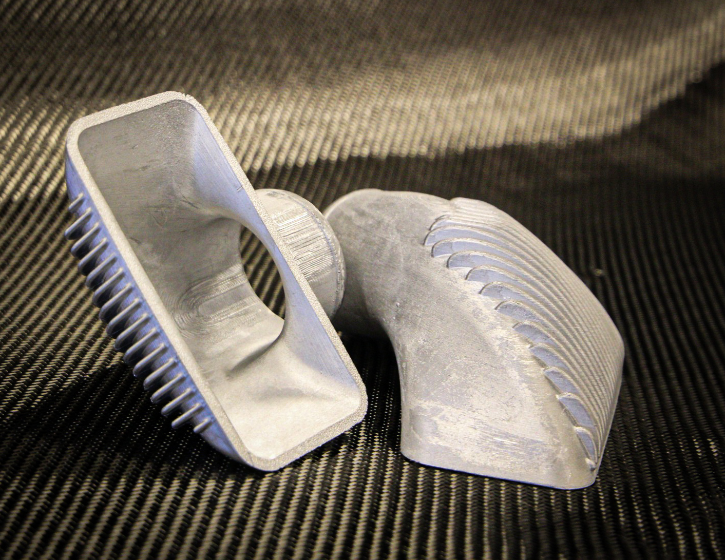 Custom-designed intercooler end tanks